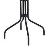 Set ngrënieje Vergo-Pomedon pakoworld 3 copë metal në nuancë të zezë