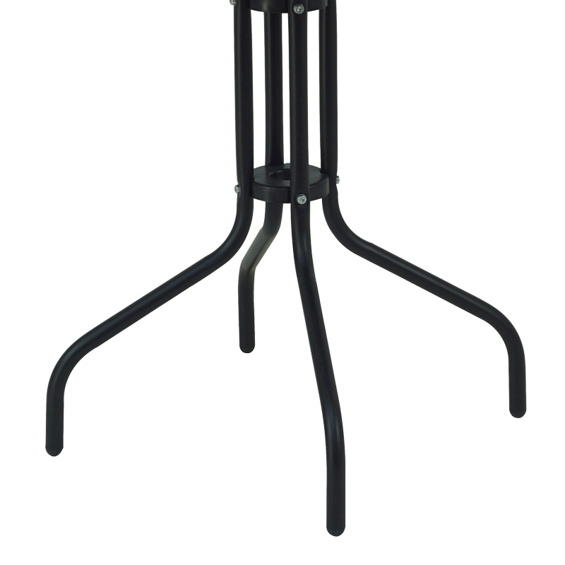 Set ngrënieje Vergo-Tarete pakoworld 3 copë metal në nuancë të zezë