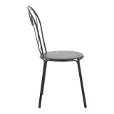 Set ngrënieje Watson-Chari pakoworld 3 copë metal në nuancë të zezë