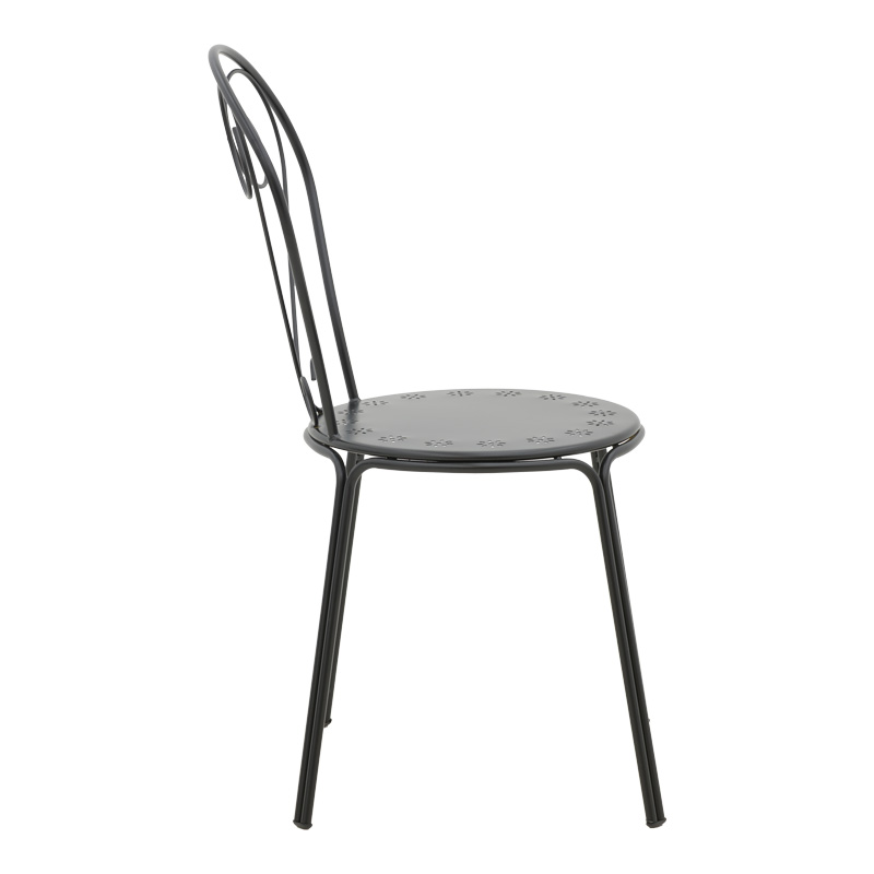 Set ngrënieje Watson-Chari pakoworld 3 copë metal në nuancë të zezë