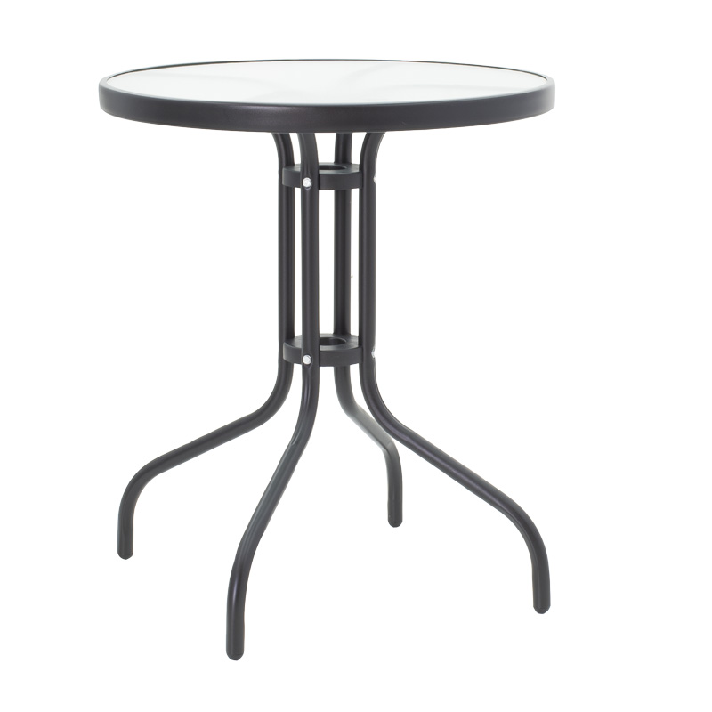 Set ngrënieje Watson-Chari pakoworld 3 copë metal në nuancë të zezë