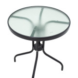 Set ngrënieje Watson-Chari pakoworld 3 copë metal në nuancë të zezë