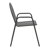 Set ngrënieje Watson-Tarete pakoworld 3 copë metal në nuancë të zezë