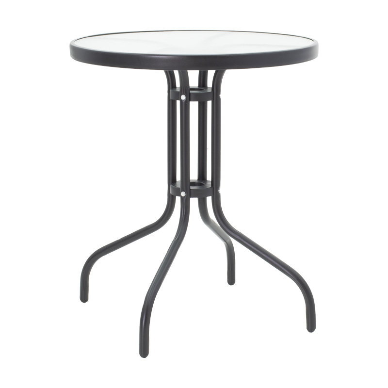 Set ngrënieje Watson-Tarete pakoworld 3 copë metal në nuancë të zezë