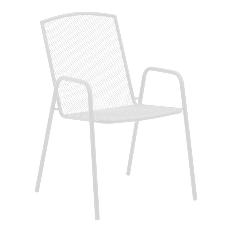 Set ngrënieje Watson-Pomedon pakoworld 3 copë metal në nuancë të bardhë