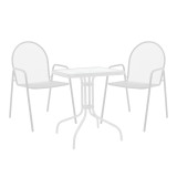 Set ngrënieje Watson-Tarete pakoworld 3 copë metal në nuancë të bardhë