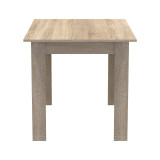 Set tavoline ngrënieje me 5 pjesë Manka-Parker pakoworld mdf në ngjyrë të zezë-SONOMA 110x80x77cm