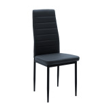 Set tavoline ngrënieje 3 copë Manka-Parker pakoworld madf në ngjyrë të zezë-sonoma 80x80x77cm