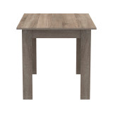 Set tavoline ngrënie me 5 pjesë Manka-Gaston pakoworld në ngjyrë sonoma truffle-e zezë 110x80x77cm