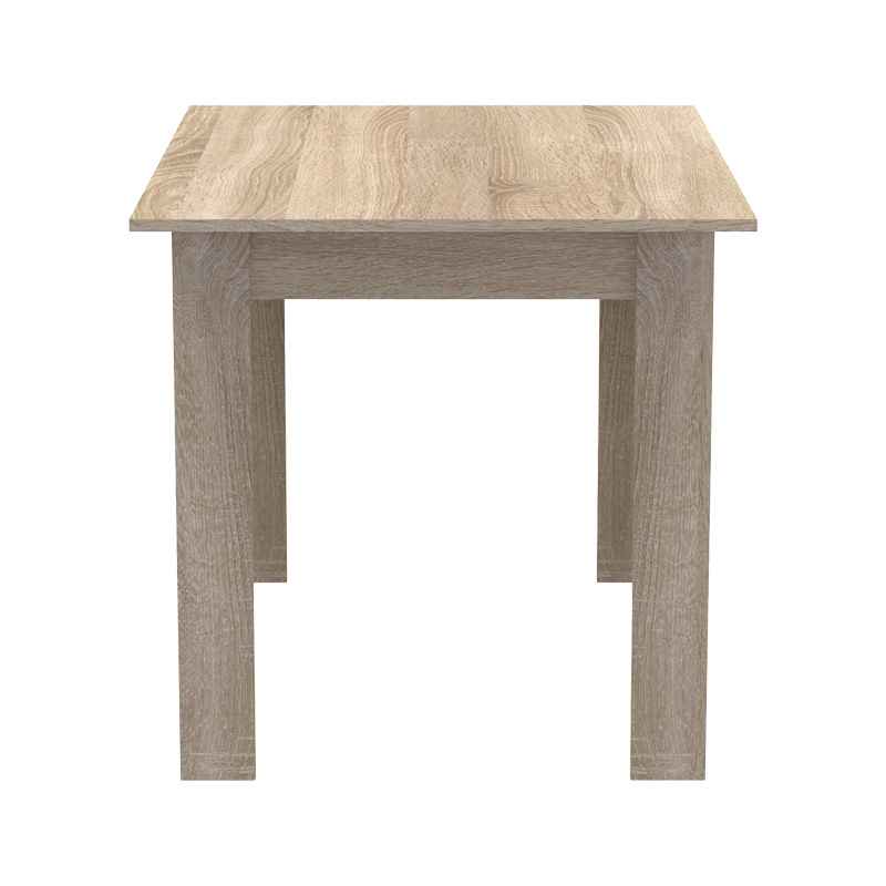 Set tavoline ngrënieje 5-copëshe Manka-Julita pakoworld në ngjyrë sonoma-e zezë 110x80x77cm
