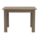Set tavoline ngrënieje prej 5 copësh Manka-Ezra pakoworld në ngjyrë sonoma truflle - të zezë 110x80x77cm