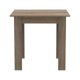 Set tavoline ngrënieje me 3 pjesë Manka-Ezra pakoworld në ngjyrë SONOMA truffle-e zezë 80x80x77cm