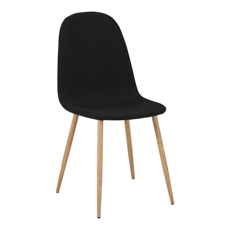 Set tavoline ngrënieje me 3 copë Julita-Bella pakoworld mdf në ngjyrë të zezë-natyrale D60x73cm