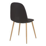 Set tavoline ngrënieje me 3 pjesë Manka I-Bella pakoworld mdf në ngjyrë tartuf SONOMA 80x80x77cm