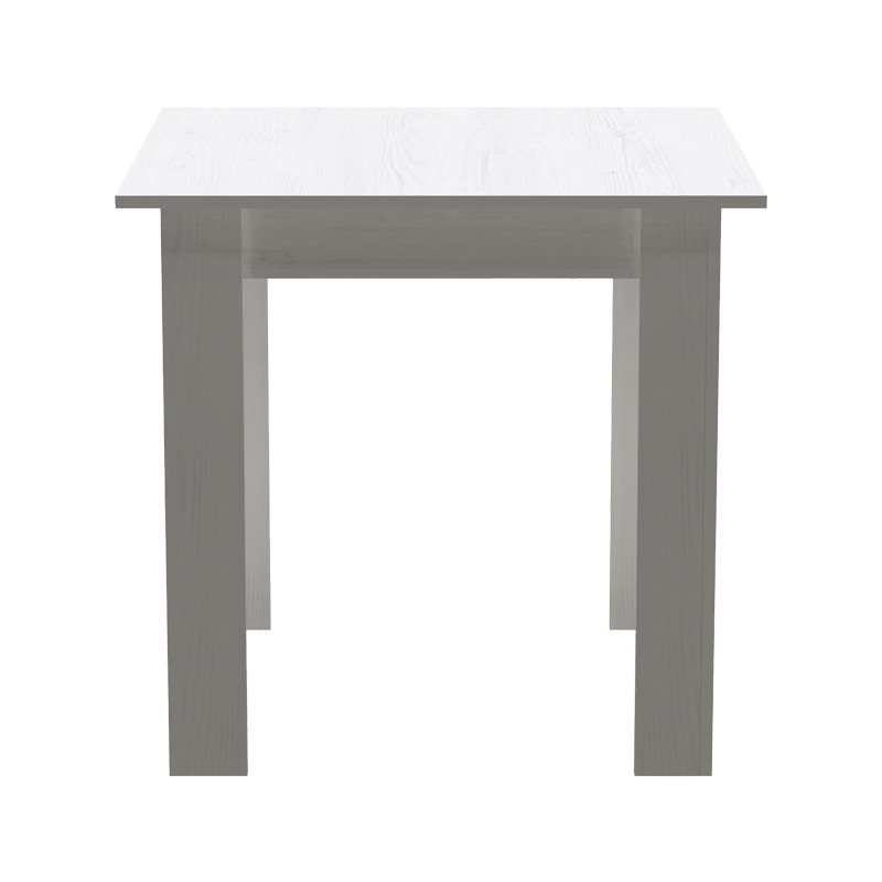 Set tavoline ngrënieje Bella-Manka pakoworld 3 copë në të bardhë 80x80x77cm