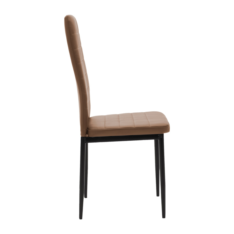 Set tavoline ngrënieje Balou-Parker pakoworld me 5 copë të zezë-kafe D120x73cm