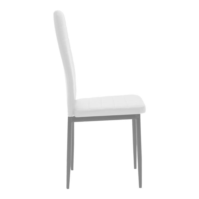 Tavolinë ngrënieje Balou-Parker pakoworld set me 5 copë e bardhë D120x73cm