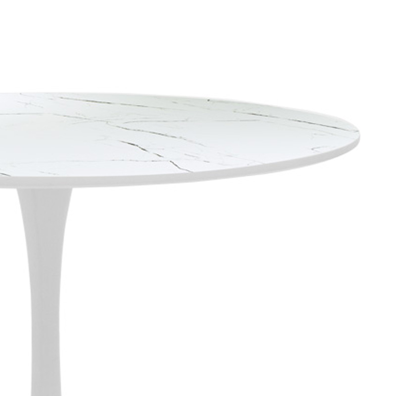 Tavolinë ngrënieje Balou-Parker pakoworld set me 5 copë e bardhë D120x73cm