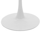 Set tavoline ngrënieje Balou-Parker pakoworld me 5 copë të bardhë-bezhe D120x73cm