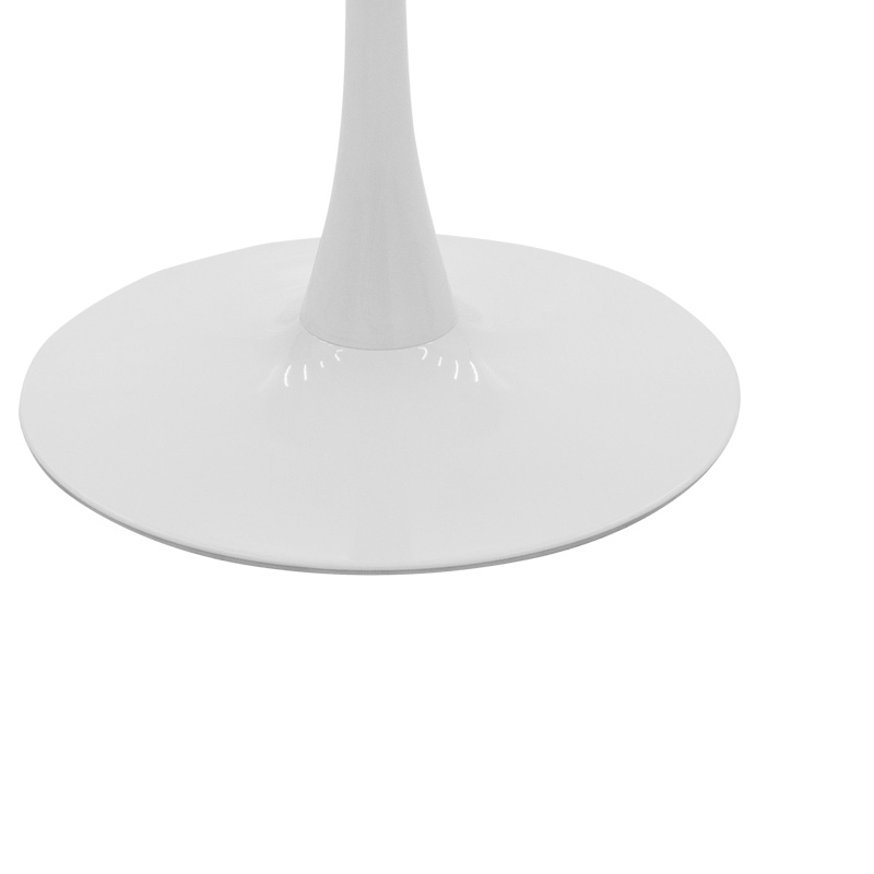Set tavoline ngrënieje Balou-Parker pakoworld me 5 copë të bardhë-bezhe D120x73cm