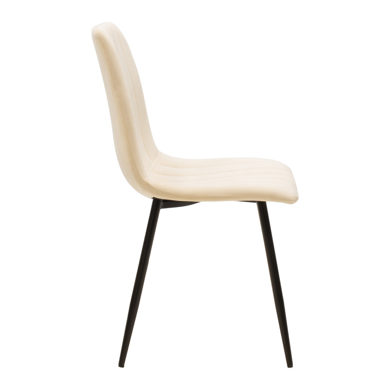 Tavolinë ngrënie Balou-Noor pakoworld set prej 5 MDF e zezë-bezhe D120x73cm