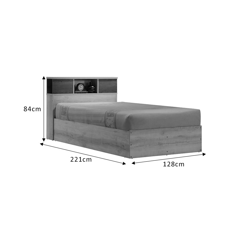 Set dhome gjumi Olympus Castillo Toro me krevat 120x200cm Set prej 3 copësh