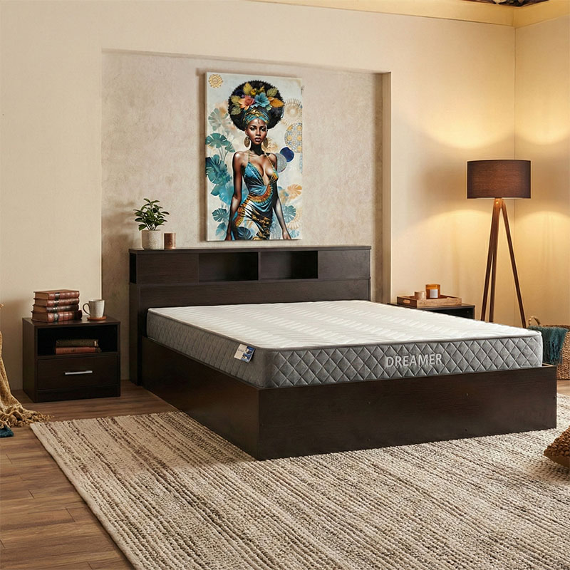 Krevat me dyshek Olympus-Dreamer pakoworld wenge 160x200cm