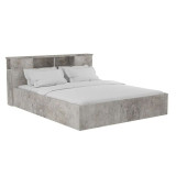Shtrat me dyshek Olympus-Dreamer pakoworld antracit antik 160x200cm