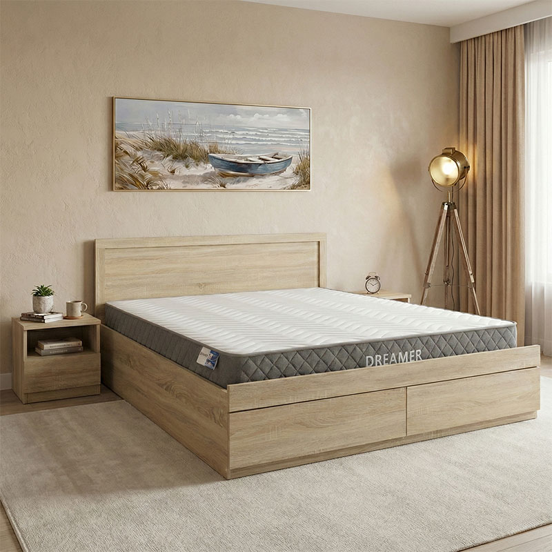 Krevat me dyshek dhe sirtar Olympus-Dreamer pakoworld sonoma 160x200cm