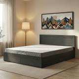 Shtrat me dyshek dhe sirtar Olympus-Dreamer pakoworld wenge 160x200cm