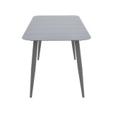 Set ngrënieje Heven Vista pakoworld set prej 5 copësh alumin antracit 120x70x72cm