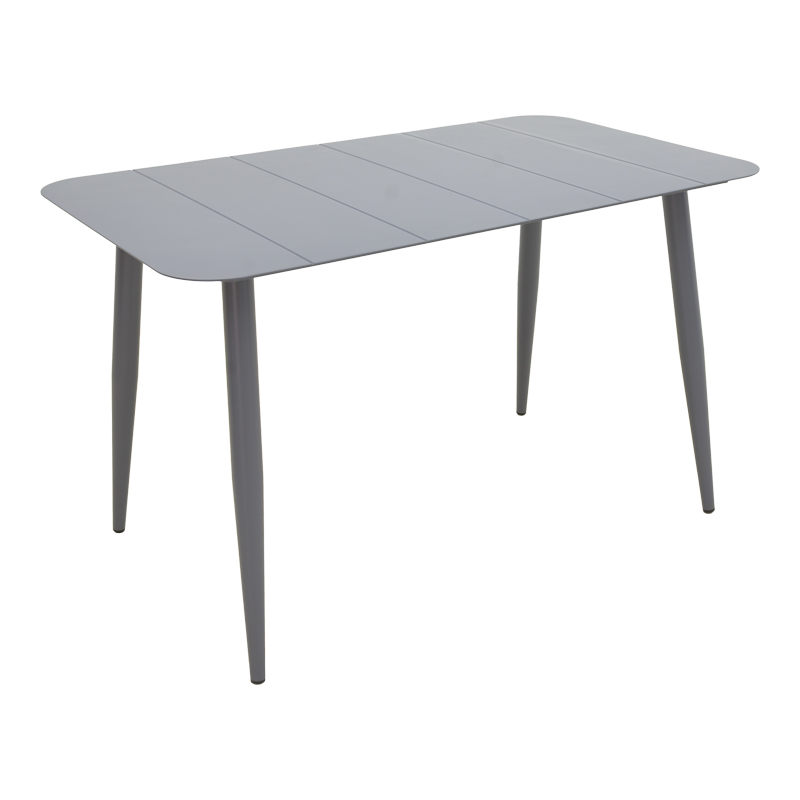 Set ngrënieje Heven Vista pakoworld set prej 7 copësh alumin antracit 150x80x72cm