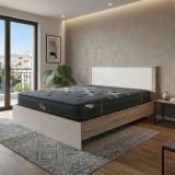 Krevat me dyshek Athos-Resty pakoworld sonoma-white 160x200cm