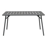 Moraja Deraby pakoworld set prej 5 copësh metal i zi 140x80x72cm