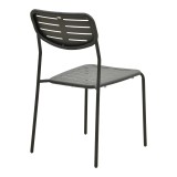 Moraja Deraby Ι pakoworld set prej 5 copash metal i zi 140x80x72cm