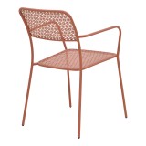 Set Moraja Federal pakoworld me 5 pjesë metal terrakotë 140x80x72cm