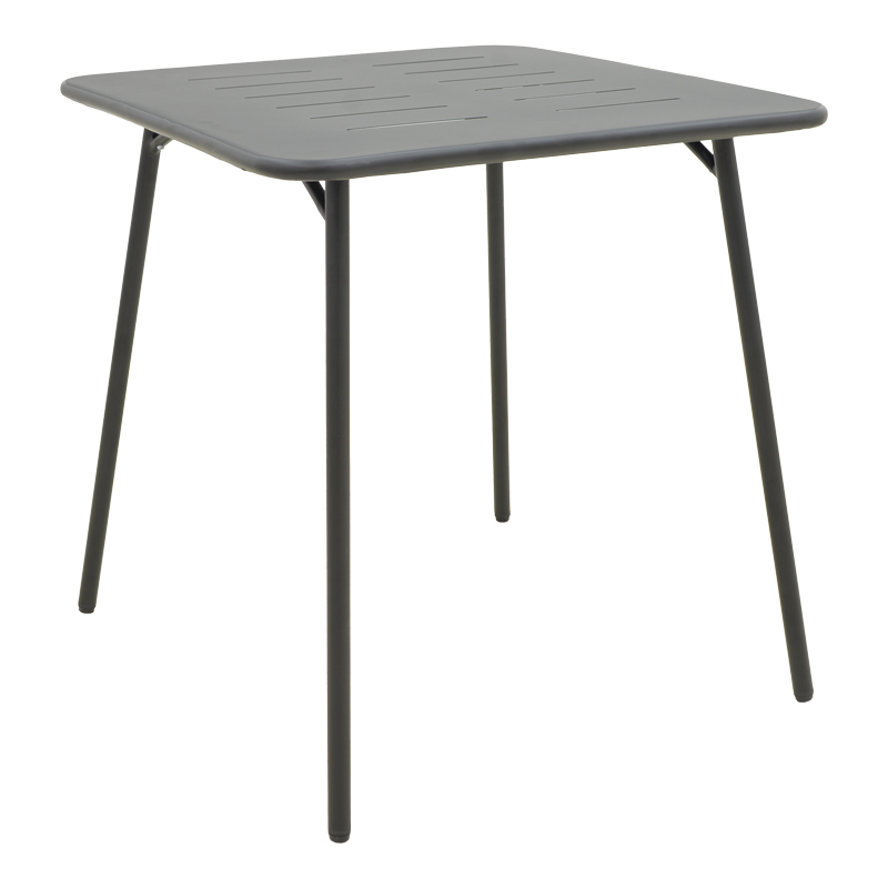 Set Moraja Deraby pakoworld me 3 pjesë metal i zi 70x70x73cm