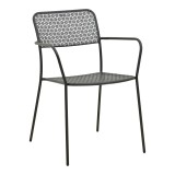 Moraja Federal pakoworld set prej 3 copësh metal i zi 70x70x73cm