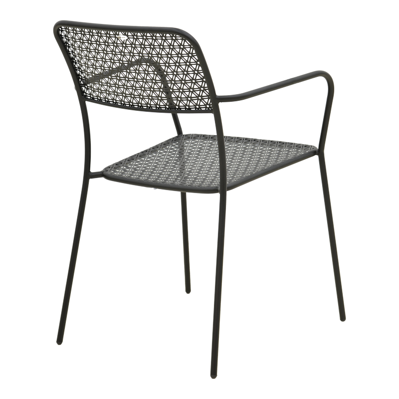 Moraja Federal pakoworld set prej 3 copësh metal i zi 70x70x73cm