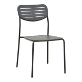 Moraja Deraby I pakoworld set prej 3 copësh metal i zi 70x70x73cm