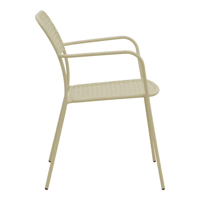 Moraja Federal pakoworld set prej 3 copësh metal krem 70x70x73cm