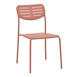 Set Moraja Deraby I pakoworld me 3 pjesë metal terrakotë 70x70x73cm