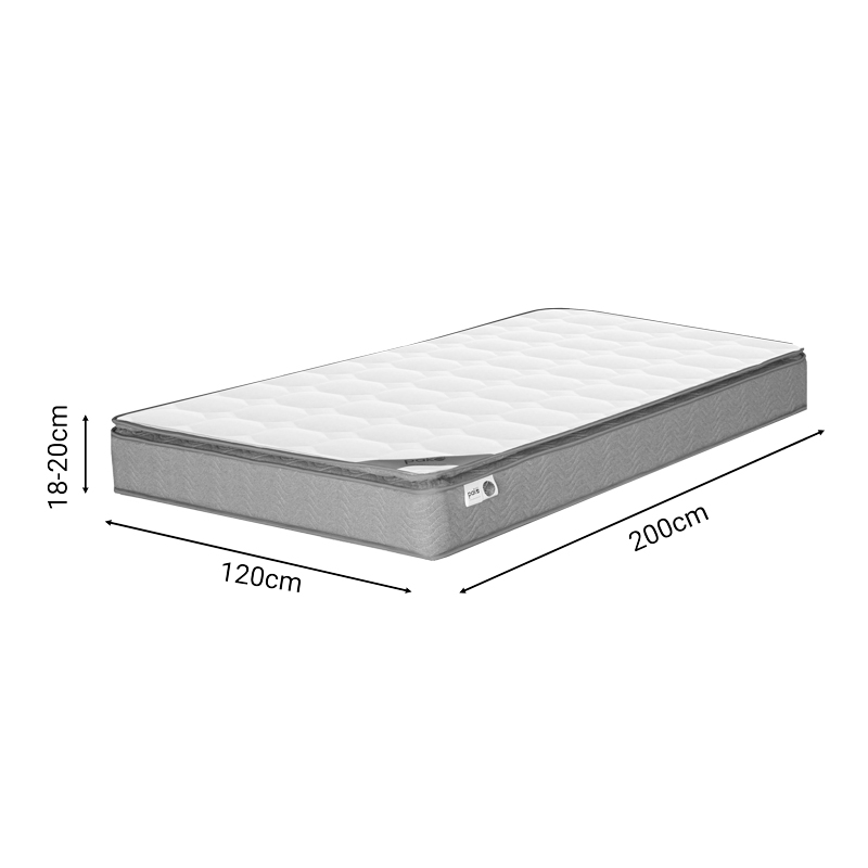 Krevat me dyshek dhe hapësirë magazinimi Molito-Perfecto pakoworld kadife antracit 120x200cm
