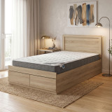 Shtrat me dyshek dhe sirtar Olympus-Perfecto pakoworld SONOMA 100x200cm