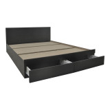 Krevat me sirtar dhe dyshek Olympus-Utopia pakoworld wenge 150x200cm