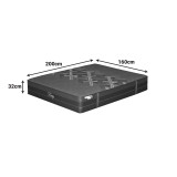 Krevat me dyshek Olympus Resty pakoworld WENGE 160x200cm