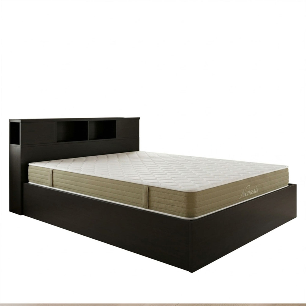 Krevat me dyshek Olympus Nemesis pakoworld WENGE 160x200cm