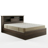 Krevat me dyshek Mozart Nemesis pakoworld WALNUT 160x200cm