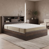 Krevat me dyshek Mozart Nemesis pakoworld WALNUT 160x200cm