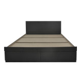 Krevat me dyshek dhe sirtar Olympus Nemesis pakoworld wenge 160x200cm